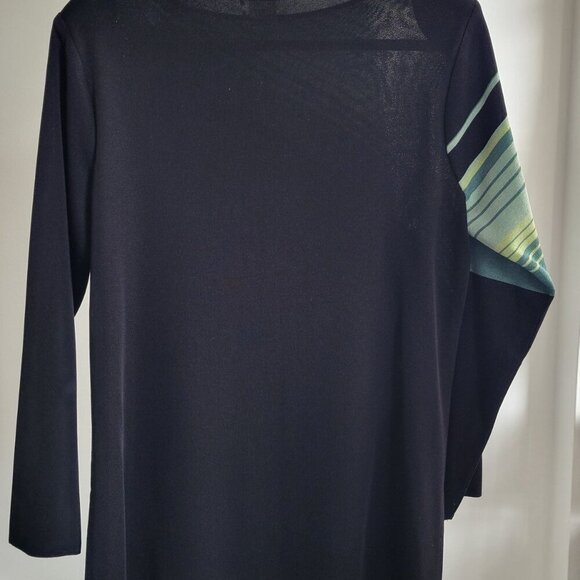 MISOOK Color Block Striped Knit Top 2 Piece Tunic and Pants Set (Size: Large) - Picture 5 of 16